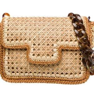 Caterina Bertini Bag with Tortoise Strap